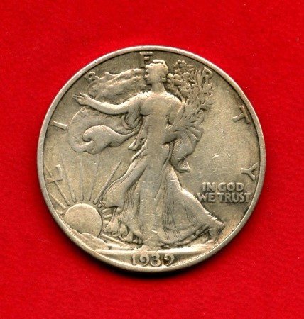 1939 - STATI UNITI - LOTTO/M39826 - 1/2 DOLLARO ARGENTO LIBERTY
