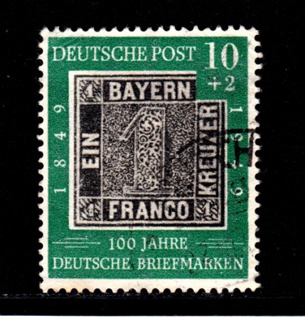 1949 -  LOTTO/12960 - GERMANIA - 10+2p. CENTENARIO FRANCOBOLLO - USATO