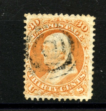 1861 - STATI UNITI - LOTTO/41517 - 30 CENT.  B. FRANKLIN - USATO