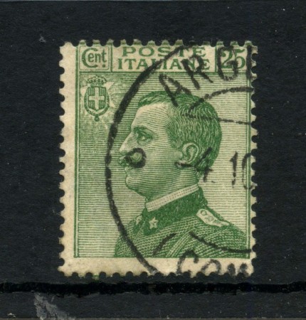 1927 - REGNO - LOTTO/48198 - 25 CENTESIMI VERDE VITTORIO E. III° - USATO