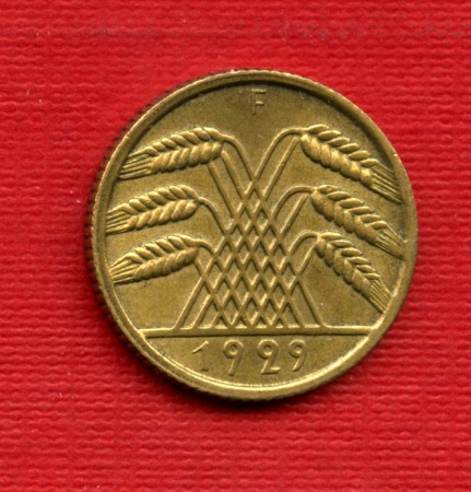 1929 F - LOTTO/M2259 - GERMANIA - 10 REICHSPFENNIG
