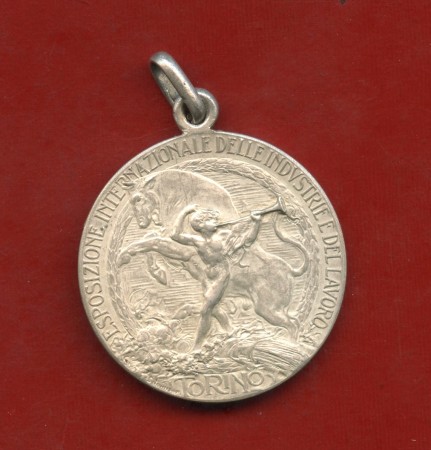 1911 - ITALIA - MEDAGLIA ESPOSIZIONE INTERNAZIONALE DELLE  INDUSTRIE E DEL LAVORO 1911 TORINO - LOTTO/M30129