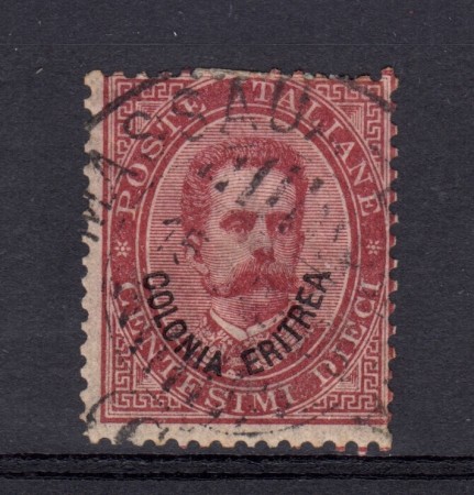 1893 - LOTTO/ERIT4U - ERITREA - 10c. RED - USED
