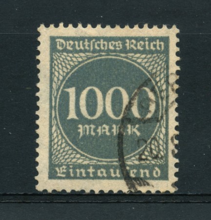 1923 - LOTTO/17861 - GERMANIA REICH - 1000m. GRIGIO - USATO