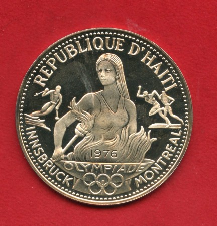 1974 - HAITI - LOTTO/M48110 - 50 GURDES OLIMPIADI MONTREAL
