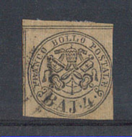 STATO PONTIFICIO - 1852 - LOTTO/3198 - 4 BAJ BRUNO GRIGIO