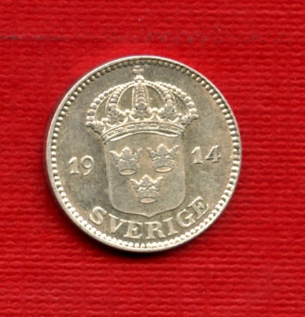 1914 - LOTTO/M23229 - SVEZIA  - 25 ORE ARGENTO