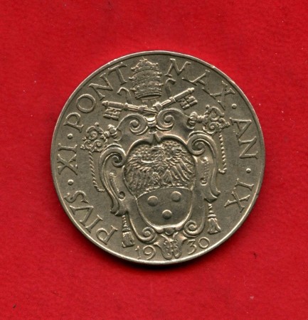 1930 - VATICANO - LOTTO/M48152 - 2 LIRE PAPA PIO XI°