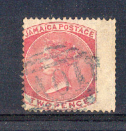 1870 - LOTTO/3880 - JAMAICA - 2p. ROSA USATO