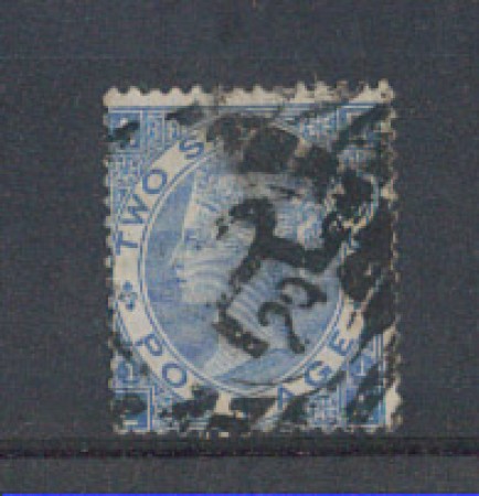 1867 - LOTTO/3517 - GRAN BRETAGNA - 2 Sc. AZZURRO - TAV. 1