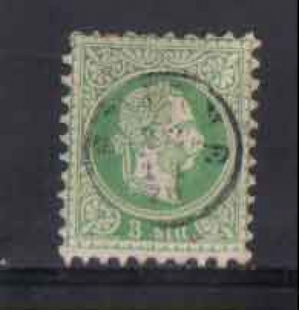 1875 - LOTTO/3693 - AUSTRIA LEVANTE - 3s. VERDE