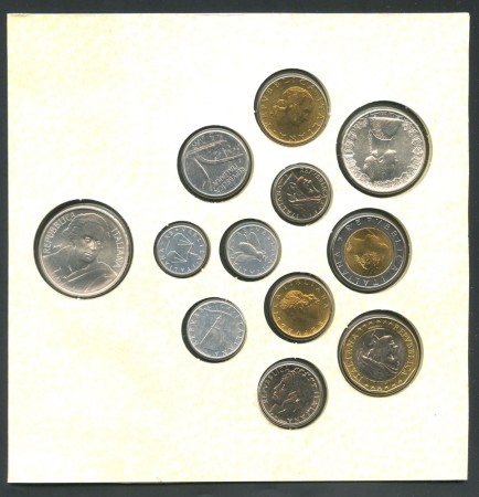 1999 - REPUBBLICA - LOTTO/M41024 - SERIE DIVISIONALE CON 1000 LIRE ARGENTO ALFIERI