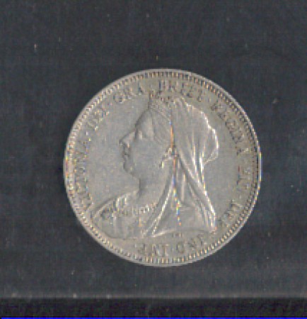 1893 - LOTTO/MGBR1893 - GRAN BRETAGNA - 1 SCELLINO ARGENTO