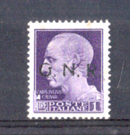 1944 - LOTTO/RSI479L - RSI - 1 LIRA SOPRASTAMPATO - LING.