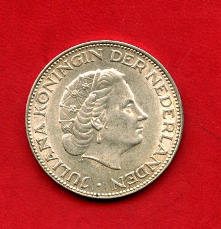 1959 - OLANDA - LOTTO/M48086 - 2,5  GULDEN ARGENTO REGINA GIULIANA