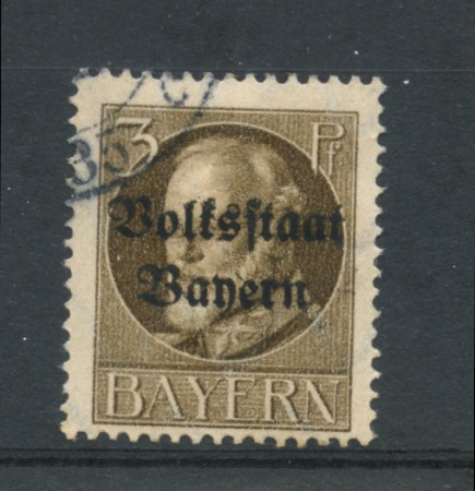 BAVIERA - 1919 - LOTTO/20578 -  3p. BRUNO - USATO