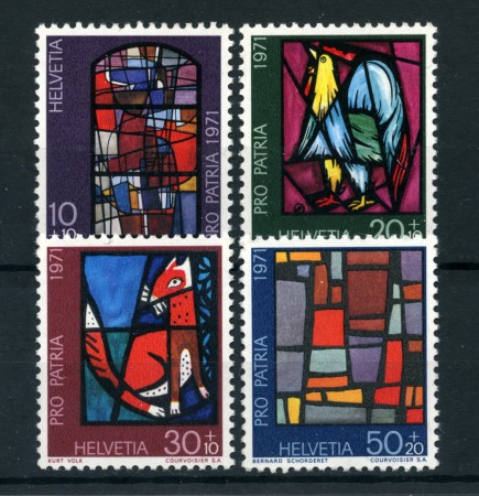1971 - LOTTO/22341 - SVIZZERA - PRO PATRIA 4v. - NUOVI