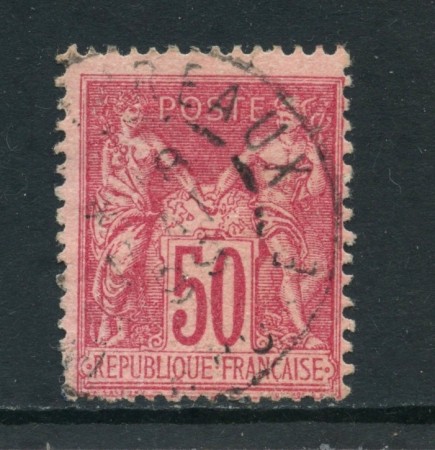 1890 - FRANCIA - 50 c. ROSA - USATO - LOTTO/27075