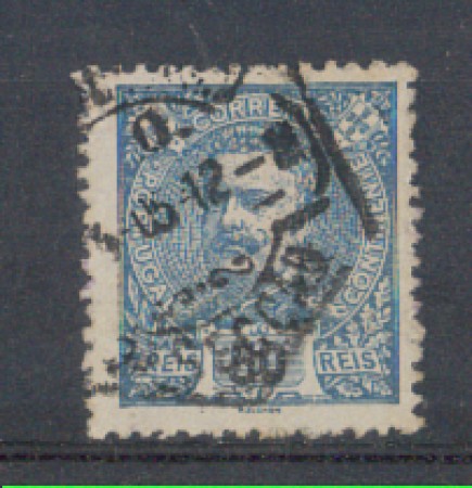 1895 - LOTTO/9652LU - PORTOGALLO - 50r. OLTREMARE - USATO