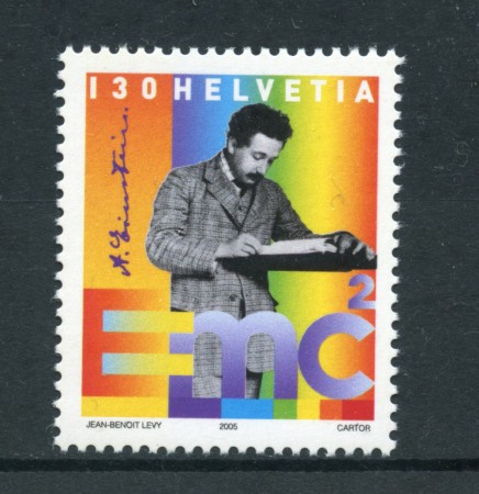 2005 - LOTTO/23855 - SVIZZERA - ALBERT EINSTEIN 1v. - NUOVO