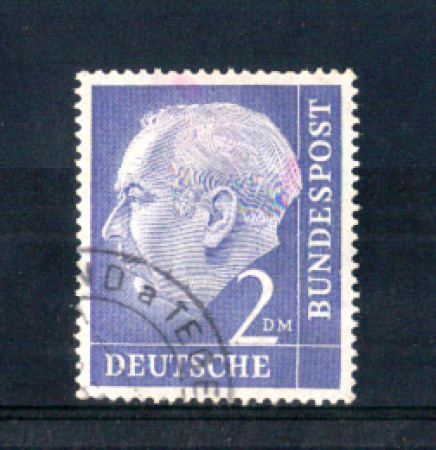 1954 - LOTTO/10507U - GERMANIA FEDERALE - 2 m.  HEUSS - USATO