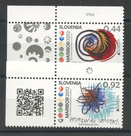 2012 - SLOVENIA - EUROPA 2v. - NUOVI - LOTTO/34509
