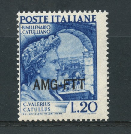 1949 - LOTTO/17958 - TRIESTE A - 20 L. CATULLO - NUOVO