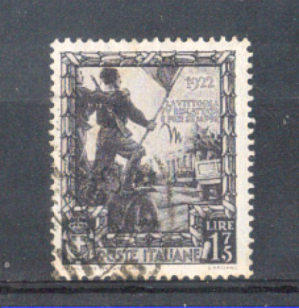 1938 - LOTTO/REG446U - REGNO - 1,75L. PROCLAM. IMPERO - USATO