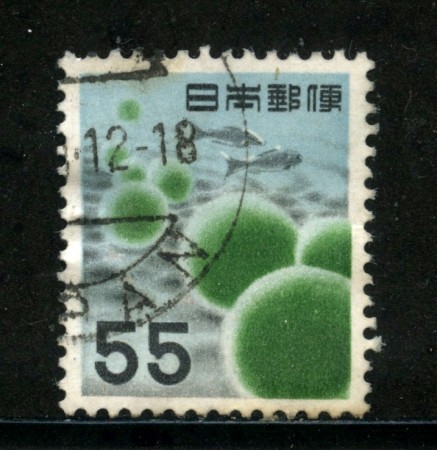 1956 - GIAPPONE - 55 y. POSTA ORDINARIA - USATO - LOTTO/29781