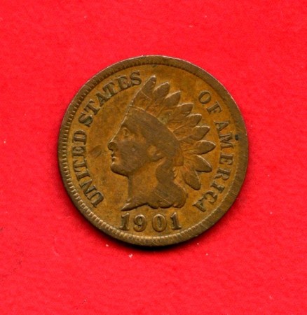 1901 - STATI UNITI - LOTTO/M48061 - 1 CENTESIMO INDIANO