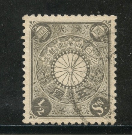 1899/902 - GIAPPONE - 1/2s. GRIGIO STEMMA - USATO - LOTTO/29669
