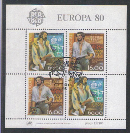 1980 - LOTTO/PORBF30U - PORTOGALLO - EUROPA BF - USATO