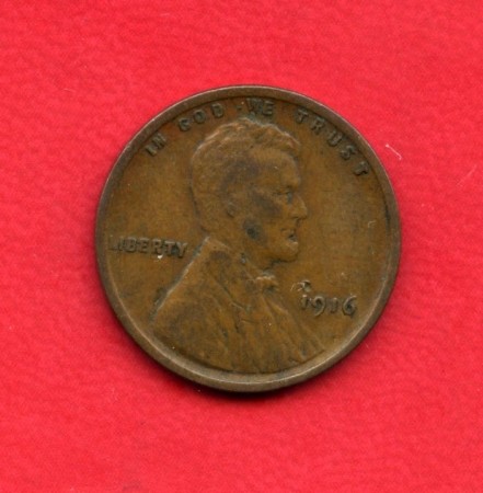 1916 - STATI UNITI - 1 CENT. LINCOLN - LOTTO/M26160