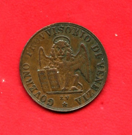 1849 - VENEZIA - LOTTO/M48070 - 5 CENTESIMI DI LIRA GOVERNO PROVVISORIO