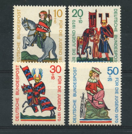 1970 - LOTTO/18888 - GERMANIA FEDERALE - PRO GIOVENTU' 4v. - NUOVI