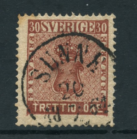1858 - LOTTO/24278 - SVEZIA - 30 ORE BRUNO - USATO