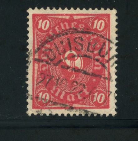 1922 - LOTTO/17804 - GERMANIA REICH - 10m. CARMINIO ROSA - USATO