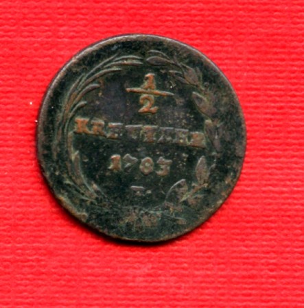 1783 - LOTTO/M21647 - AUSTRIA - 1/2 KREUZER