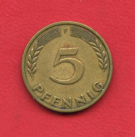 1950 F - GERMANIA FEDERALE - 5 PFENNIG - LOTTO/M28174