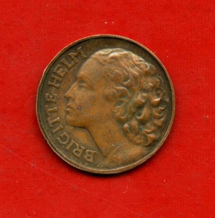 1934 - MEDAGLIA/GETTONE BRIGITTE HELM FILM  ORO - LOTTO/M30757