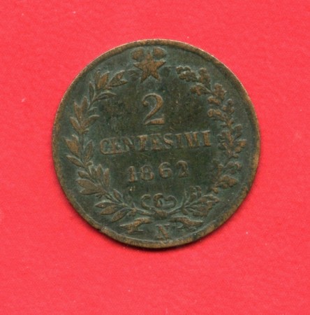 1862 - REGNO - 2 CENTESIMI ZECCA DI NAPOLI VITTORIO EMANUELE II° - LOTTO/M32345