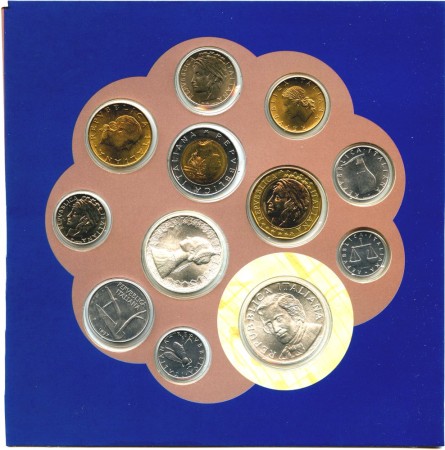 1997 - REPUBBLICA - LOTTO/M41023 - SERIE DIVISIONALE CON 1000 LIRE ARGENTO G. DONIZETTI