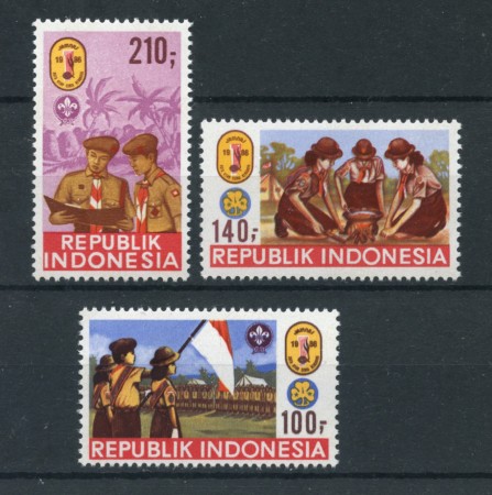 1986 - INDONESIA - LOTTO/19665 - SCOUT 3v. - NUOVI