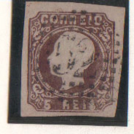 1862 - LOTTO/9612UA - PORTOGALLO - 5r. BRUNO - USATO