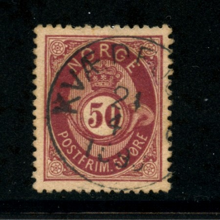 1877 - LOTTO/20527 - NORVEGIA - 50 ore BRUNO CARMINIO - USATO