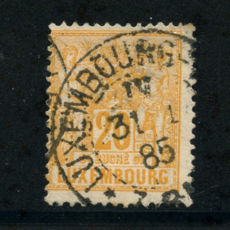 1882 - LOTTO/20831 - LUSSEMBURGO - 20c. GIALLO ARANCIO - USATO