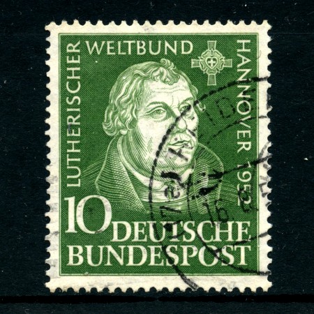 1952 - LOTTO/24234 - GERMANIA FEDERALE - CONGRESSO LUTERANO - USATO