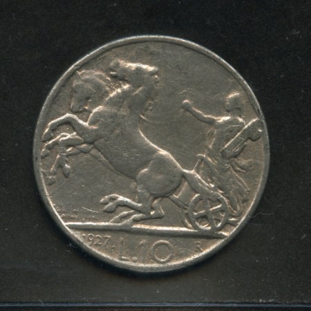 1927 - LOTTO/M14731 - REGNO - 10 LIRE CAVALLI - FALSO D'EPOCA