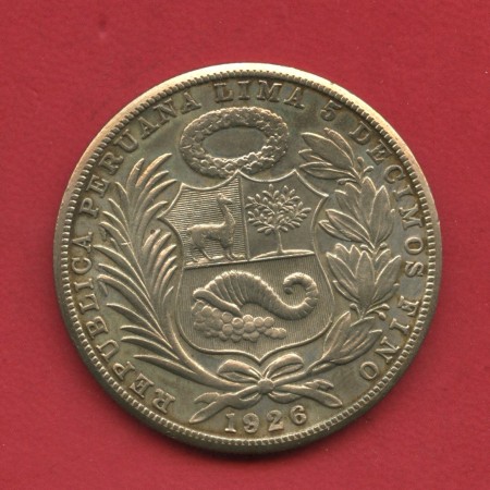 1926 - PERU' - LOTTO/M47921 - 1 SOL ARGENTO