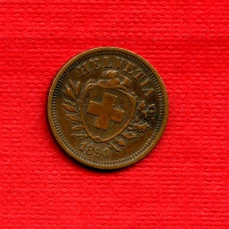 1890 - LOTTO/M22500 - SVIZZERA  1 RAPPEN